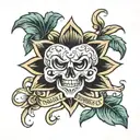 Vanilla, Nicotine and desperation tattoo design idea