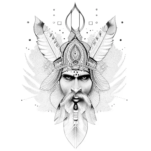 indian  tattoo design idea