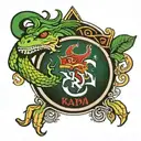 kappa sigma fraternity symbol tattoo design idea