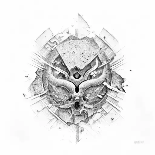 kintsugi tattoo design idea