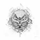 kintsugi tattoo design idea