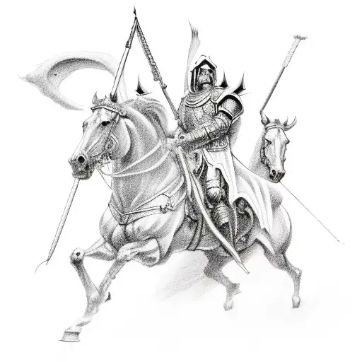 four horseman of the apocalypse  tattoo design idea