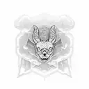 double lined frame inside the lines mother word in different languages tattoo design idea