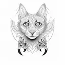 double lined frame inside the lines mother word in different languages tattoo design idea