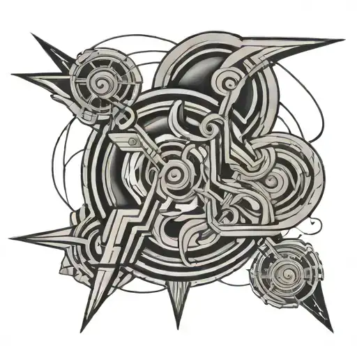 2 rounded lines be formed by ü, n, b, a, d, z, c, e, r, m, i, t, v, k, ş, g letters. In the middle of the lines 24.04.24 tattoo design idea