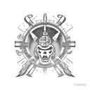 IBEW logo tattoo design idea
