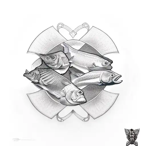 Loaves and Fishes, Bitches tattoo design idea