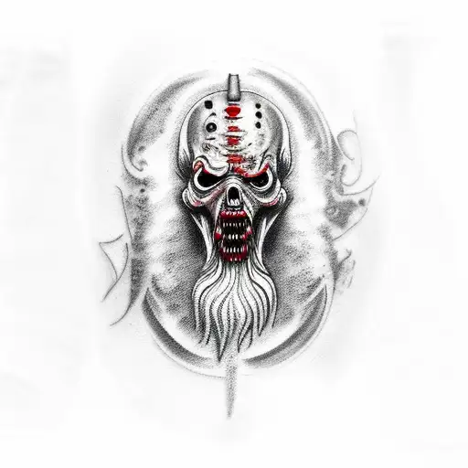 zeus as a zombie tattoo design idea