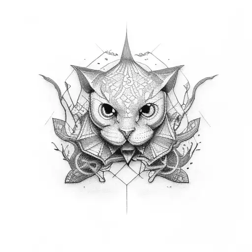 depressing and anxiety  tattoo design idea