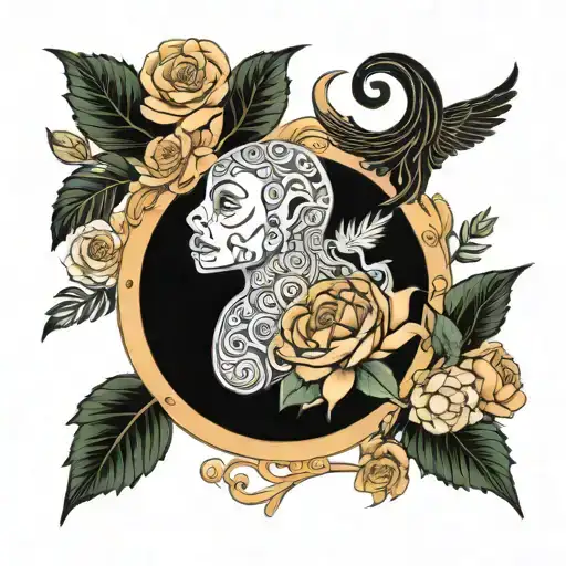 the divine feminine album by mac miller  tattoo design idea