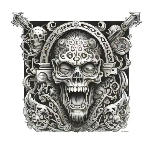 hustler tattoo design idea