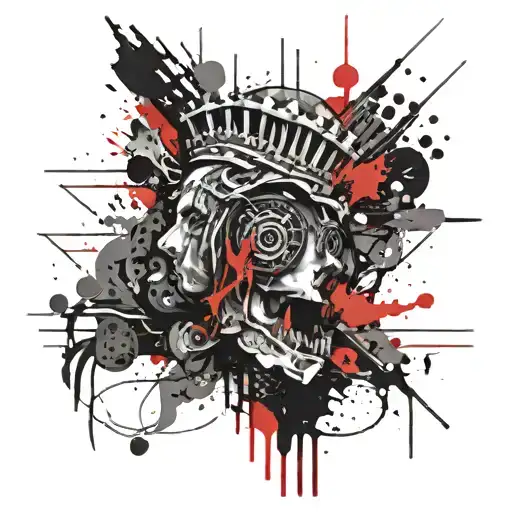 Kurdistan treading its crown tattoo design idea