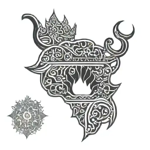 Kurdistan treading its crown tattoo design idea