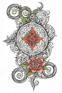 Psalms 23:4-5 tattoo design idea