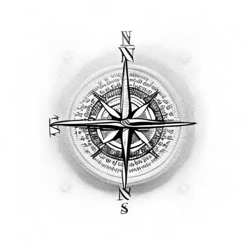 Viking Compass Tattoo Designs