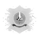 An abstract design combining coffee beans, Ford Mustang logo, and Bundaberg rum label elements for a unique tattoo tattoo design idea