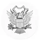 double headed eagle tattoo design idea