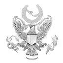 double headed eagle tattoo design idea