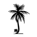 Palm Tree tattoo design idea