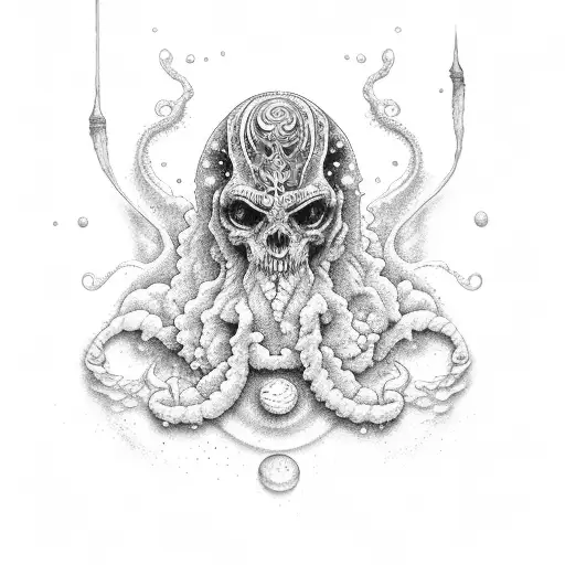 Cursed Sea акщ tattoo design idea