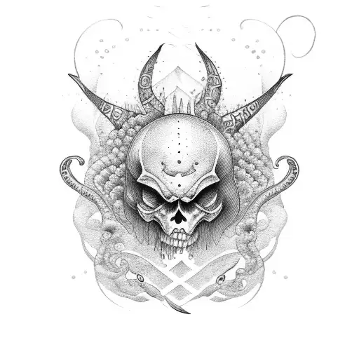 Cursed Sea tattoo design idea