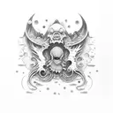 Cursed Sea акщ tattoo design idea