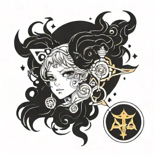 tarus scorpio libra gemini  tattoo design idea