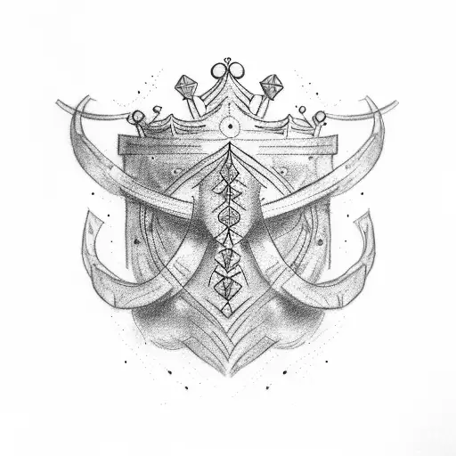 Create a sleeve for my left arm incorporating- Struggle, finding a path, growing a seed, time, never giving up, a crown tattoo design idea