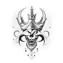 Create a sleeve for my left arm incorporating- Struggle, finding a path, growing a seed, time, never giving up, a crown tattoo design idea