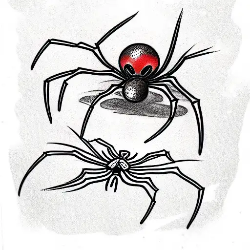 Spider tattoo design idea