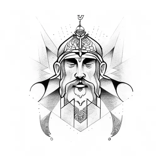 yahweh tattoo design idea