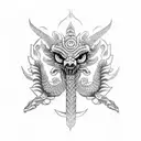 Mayan God Kukulkan tattoo design idea