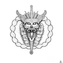 Mayan Kukulkan tattoo design idea