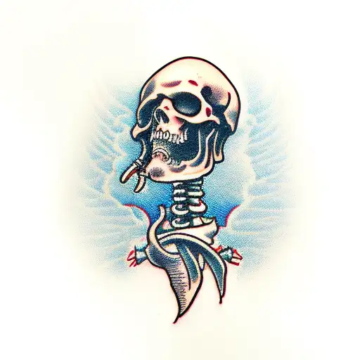 Grim Reaper tattoo design idea