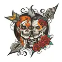 rave scene tattoo design idea