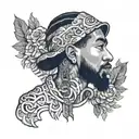 prolific word tattoo with nipsey hussle tattoo design idea