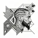 prolific word tattoo with nipsey hussle tattoo design idea