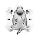 platypus tattoo design idea