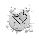 808s and Heartbreak album cover tattoo design idea