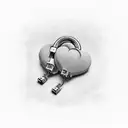 808s and Heartbreak album cover tattoo design idea