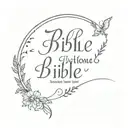 bible quote tattoo design idea