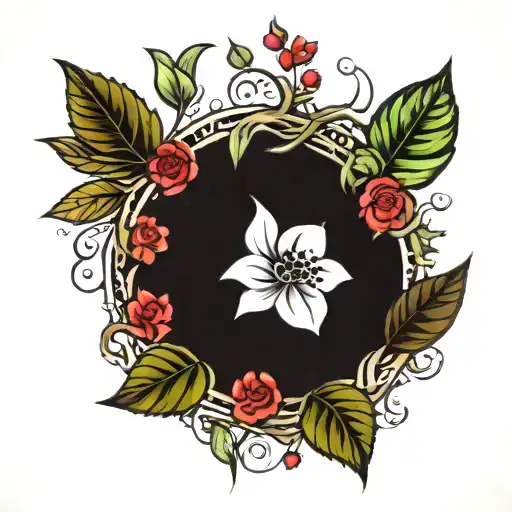 “I am the true vine, and my Father is the gardener. He cuts off every branch in me that bears no fruit."  tattoo design idea