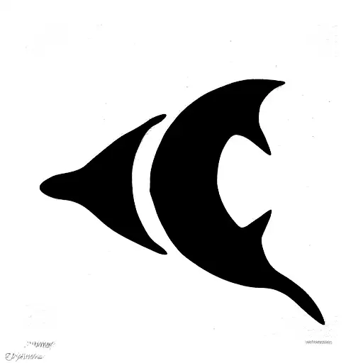 orca water  tattoo design idea