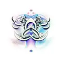 gemini taurus capricorn tattoo design idea