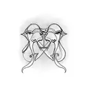 gemini taurus capricorn tattoo design idea