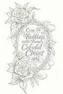 I can do all things through Christ who strengthens me Philippians 4:13 tattoo design idea