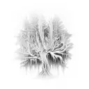 forearm tattoo of cypress tree swamp tattoo design idea