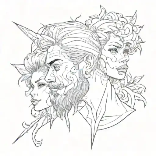 Northside certified lover boy tattoo design idea