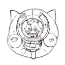 space tattoo design idea