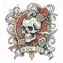 either win or die tattoo design idea